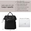 imageBaggallini Soho Backpack  Travel Laptop Backpack for Women  Lightweight WaterResistant Luggage Bag French NavyBlack Neoprene