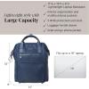 imageBaggallini Soho Backpack  Travel Laptop Backpack for Women  Lightweight WaterResistant Luggage Bag French NavyFrench Navy