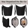 imageBaggallini Swift Mini Crossbody Bag for Women  45x7 Small Travel Purse with Crossbody Strap and RFIDBlite Black