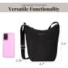 imageBaggallini Swift Mini Crossbody Bag for Women  45x7 Small Travel Purse with Crossbody Strap and RFIDBlite Black