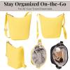 imageBaggallini Swift Mini Crossbody Bag for Women  45x7 Small Travel Purse with Crossbody Strap and RFIDBlite Lemon