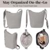 imageBaggallini Swift Mini Crossbody Bag for Women  45x7 Small Travel Purse with Crossbody Strap and RFIDBlite Silver Sand