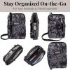 imageBaggallini Take Two Bryant RFID Crossbody BagBlack Hydrangea