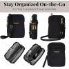 imageBaggallini Take Two Bryant RFID Crossbody BagBlack With Gold Hardware