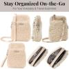 imageBaggallini Take Two Bryant RFID Crossbody BagLight Beige Faux Shearling