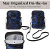 imageBaggallini Take Two Bryant RFID Crossbody BagNavy Onyx Watercolor Quilt With Chain