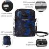 imageBaggallini Take Two Bryant RFID Crossbody BagNavy Onyx Watercolor Quilt With Chain