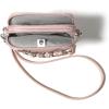 imageBaggallini Take Two Bryant RFID Crossbody BagRose Shimmer With Chain