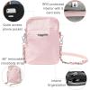 imageBaggallini Take Two Bryant RFID Crossbody BagRose Shimmer With Chain