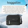 imageBaggallini Triple Zip Small Crossbody Bag for Women  8x6 inch Convertible Fanny Pack Belt Bag  Lightweight WaterresistantBlack