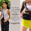 imageBaggallini Triple Zip Small Crossbody Bag for Women  8x6 inch Convertible Fanny Pack Belt Bag  Lightweight WaterresistantBlack Quilt
