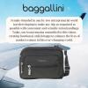 imageBaggallini Triple Zip Small Crossbody Bag for Women  8x6 inch Convertible Fanny Pack Belt Bag  Lightweight WaterresistantCharcoal