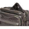 imageBaggallini Triple Zip Small Crossbody Bag for Women  8x6 inch Convertible Fanny Pack Belt Bag  Lightweight WaterresistantGunmetal Puff