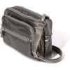 imageBaggallini Triple Zip Small Crossbody Bag for Women  8x6 inch Convertible Fanny Pack Belt Bag  Lightweight WaterresistantGunmetal Puff