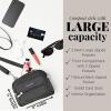 imageBaggallini Triple Zip Small Crossbody Bag for Women  8x6 inch Convertible Fanny Pack Belt Bag  Lightweight WaterresistantLavender Surf