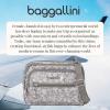 imageBaggallini Triple Zip Small Crossbody Bag for Women  8x6 inch Convertible Fanny Pack Belt Bag  Lightweight WaterresistantLight Grey Petal