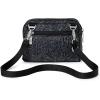 imageBaggallini Triple Zip Small Crossbody Bag for Women  8x6 inch Convertible Fanny Pack Belt Bag  Lightweight WaterresistantMidnight Blossom