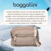 imageBaggallini Triple Zip Small Crossbody Bag for Women  8x6 inch Convertible Fanny Pack Belt Bag  Lightweight WaterresistantMoonrock Puff