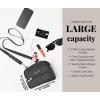 imageBaggallini Triple Zip Small Crossbody Bag for Women  8x6 inch Convertible Fanny Pack Belt Bag  Lightweight WaterresistantMoonrock Puff