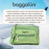 imageBaggallini Triple Zip Small Crossbody Bag for Women  8x6 inch Convertible Fanny Pack Belt Bag  Lightweight WaterresistantMoss