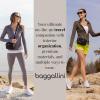 imageBaggallini Triple Zip Small Crossbody Bag for Women  8x6 inch Convertible Fanny Pack Belt Bag  Lightweight WaterresistantNavy Petal