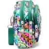 imageBaggallini Triple Zip Small Crossbody Bag for Women  8x6 inch Convertible Fanny Pack Belt Bag  Lightweight WaterresistantParadise Print