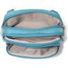 imageBaggallini Triple Zip Small Crossbody Bag for Women  8x6 inch Convertible Fanny Pack Belt Bag  Lightweight WaterresistantSeaside Blue