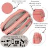 imageBaggallini Triple Zip Small Crossbody Bag for Women  8x6 inch Convertible Fanny Pack Belt Bag  Lightweight WaterresistantTerracotta