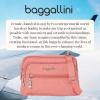 imageBaggallini Triple Zip Small Crossbody Bag for Women  8x6 inch Convertible Fanny Pack Belt Bag  Lightweight WaterresistantTerracotta