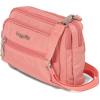 imageBaggallini Triple Zip Small Crossbody Bag for Women  8x6 inch Convertible Fanny Pack Belt Bag  Lightweight WaterresistantTerracotta