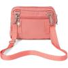 imageBaggallini Triple Zip Small Crossbody Bag for Women  8x6 inch Convertible Fanny Pack Belt Bag  Lightweight WaterresistantTerracotta