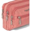 imageBaggallini Triple Zip Small Crossbody Bag for Women  8x6 inch Convertible Fanny Pack Belt Bag  Lightweight WaterresistantTerracotta