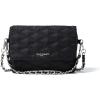 imageBaggallini Flap Crossbody with ChainBlack Quilt