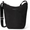 imageBaggallini Swift Mini Crossbody Bag for Women  45x7 Small Travel Purse with Crossbody Strap and RFIDBlite Black