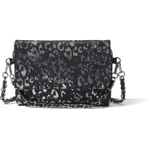 imageBaggallini Flap Crossbody with ChainGunmetal Metallic Cheetah