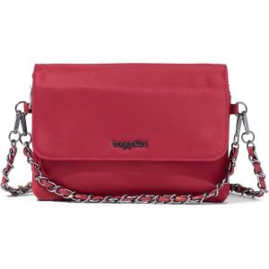 imageBaggallini Flap Crossbody with ChainRuby Red