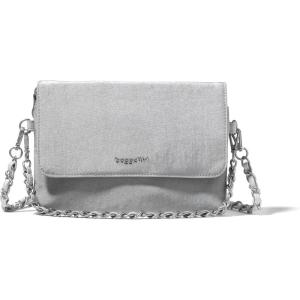 imageBaggallini Flap Crossbody with ChainSilver Shimmer