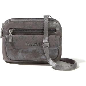 imageBaggallini Modern Everywhere MiniSilver Metallic Vegan Suede