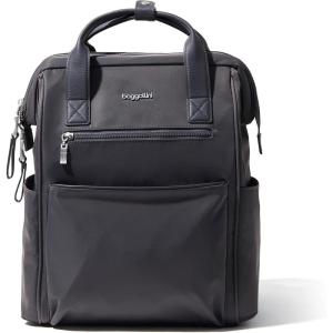 imageBaggallini Soho Backpack  Travel Laptop Backpack for Women  Lightweight WaterResistant Luggage Bag French NavySmoke