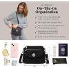 imageBaggallini Calais Crossbody Bags for Women 10x7 Lightweight WaterResistant Travel PurseRFID ProtectionampampInterior OrganizationBlack