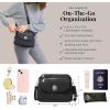 imageBaggallini Calais Crossbody Bags for Women 10x7 Lightweight WaterResistant Travel PurseRFID ProtectionampampInterior OrganizationBlack Zebra