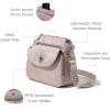 imageBaggallini Calais Crossbody Bags for Women 10x7 Lightweight WaterResistant Travel PurseRFID ProtectionampampInterior OrganizationBlush Shimmer