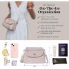 imageBaggallini Calais Crossbody Bags for Women 10x7 Lightweight WaterResistant Travel PurseRFID ProtectionampampInterior OrganizationBlush Shimmer