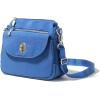 imageBaggallini Calais Crossbody Bags for Women 10x7 Lightweight WaterResistant Travel PurseRFID ProtectionampampInterior OrganizationLapis