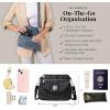 imageBaggallini Calais Crossbody Bags for Women 10x7 Lightweight WaterResistant Travel PurseRFID ProtectionampampInterior OrganizationMidnight Blossom