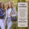 imageBaggallini Calais Crossbody Bags for Women 10x7 Lightweight WaterResistant Travel PurseRFID ProtectionampampInterior OrganizationMidnight Blossom