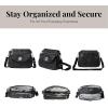 imageBaggallini Calais Crossbody Bags for Women 10x7 Lightweight WaterResistant Travel PurseRFID ProtectionampampInterior OrganizationMidnight Blossom