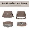 imageBaggallini Calais Crossbody Bags for Women 10x7 Lightweight WaterResistant Travel PurseRFID ProtectionampampInterior OrganizationPortbello Shimmer