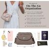 imageBaggallini Calais Crossbody Bags for Women 10x7 Lightweight WaterResistant Travel PurseRFID ProtectionampampInterior OrganizationPortbello Shimmer