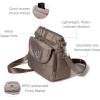 imageBaggallini Calais Crossbody Bags for Women 10x7 Lightweight WaterResistant Travel PurseRFID ProtectionampampInterior OrganizationPortbello Shimmer